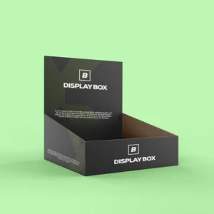 Custom countertop display boxes for retail presentation