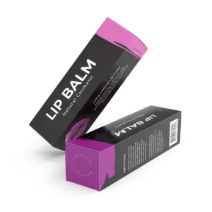 Custom printed lip balm packaging box