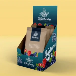 Custom perforated display boxes for retail packaging