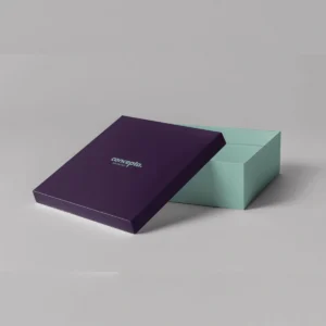 Luxury design two piece rigid box packaging